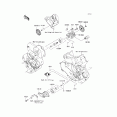 Схема вузла: Масляний насос для Kawasaki KX450 KX450F
