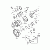 Схема вузла: Зчеплення для Kawasaki ZG1000 Concours