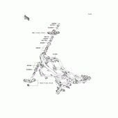 Схема вузла: Рама для Kawasaki EX400 Ninja 400R