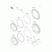 Схема вузла: Шини для Kawasaki KMX125