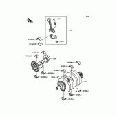 Схема вузла: Колінвал для Kawasaki KLE250 Versys-X 250 ABS