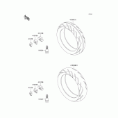 Схема узла: Шины для Kawasaki ZX900 Ninja ZX-9R