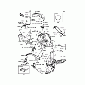 Схема вузла: Паливний бак для Kawasaki ZR800 Z800 ABS