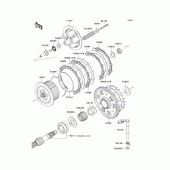 Схема вузла: Зчеплення для Kawasaki ZR1000 Z1000