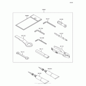 Схема вузла: Інструмент для Kawasaki ZX636 Ninja ZX-6R KRT Edition