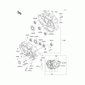 Схема вузла: Картер двигуна для Kawasaki KLX300R