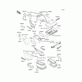 Схема узла: Decals(zg1200-b16) для Kawasaki ZG1200 Voyager XII