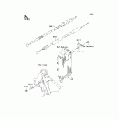 Схема вузла: Троси для Kawasaki KX85 KX85-II