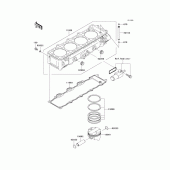 Схема узла: Цилиндр & Поршень для Kawasaki ZX900 Ninja ZX-9R