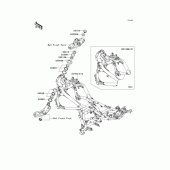 Схема вузла: Frame(a9f) для Kawasaki KLE650 Versys 650