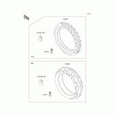 Схема вузла: Шини для Kawasaki ZG1000 Concours