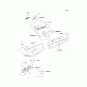 Схема вузла: Decals(red)(f15) для Kawasaki EX250 Ninja 250