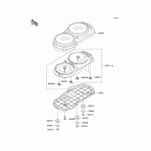 Схема вузла: Meter(s) для Kawasaki ZX600 Ninja ZX-6R