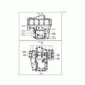 Схема вузла: Болти картера двигуна для Kawasaki ZR1000 Z1000 ABS