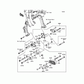 Схема вузла: Аксесуар ( 엔진 gard) для Kawasaki EX400 Ninja 400R ABS