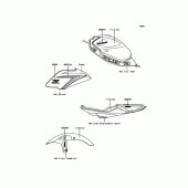 Схема вузла: Decals(Titanium) для Kawasaki ER650 Z650 ABS