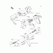 Схема вузла: Поворотники для Kawasaki ER650 ER-6N ABS