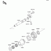 Схема узла: Balancer для Kawasaki ZX1200 Ninja ZX-12R