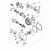 Схема вузла: Drive shaft/final gear(1/2) для Kawasaki VN1500 Vulcan 88