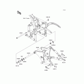 Схема вузла: Задній важіль (Маятник) для Kawasaki VN900 Vulcan 900 Custom