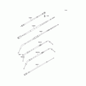 Схема вузла: Троси для Kawasaki VN800 Vulcan 800 Classic