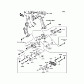 Схема узла: Аксессуары(Engine Guard) для Kawasaki EX650 ER-6F