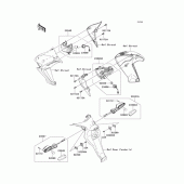 Схема узла: Поворотники для Kawasaki ER400 ER-4N
