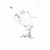 Схема вузла: Fuel pump для Kawasaki KLE650 Versys 650 ABS