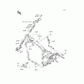 Схема вузла: Рама для Kawasaki VN1700 VN1700 Voyager ABS