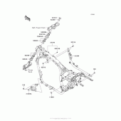 Схема узла: Рама для Kawasaki VN1700 Vulcan 1700 Voyager