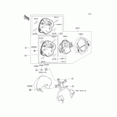 Схема вузла: Meter(s) для Kawasaki ER650 ER-6N ABS