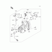 Схема вузла: Throttle для Kawasaki KX450 KX450F