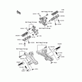 Схема узла: Подножки для Kawasaki ZX1400 ZZR1400