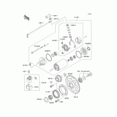 Схема узла: Starter motor для Kawasaki VN1500 Vulcan 1500 Classic