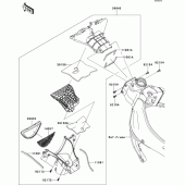 Схема вузла: Air duct для Kawasaki ZX600 Ninja ZX-6R