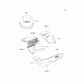 Схема узла: Decals(blue)(kle250-a6) для Kawasaki KLE250 Anhelo