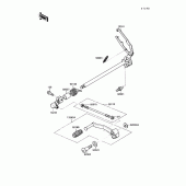 Схема вузла: Перемикач передач для Kawasaki EX250 Ninja 250