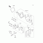 Схема вузла: Tail lamp для Kawasaki KL650 KL650 Tengal