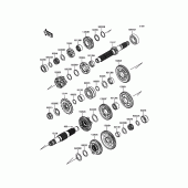 Схема вузла: Трансмісія для Kawasaki ZX636 Ninja ZX-6R ABS 30th Anniversary Edition