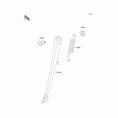 Схема вузла: Підставка для Kawasaki ZR550 Zephyr