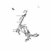 Схема вузла: Рама для Kawasaki ER650 ER-6N