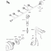 Схема вузла: Ignition system для Kawasaki ZX636 Ninja ZX-6R