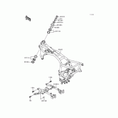 Схема узла: Рама для Kawasaki ZG1000 Concours