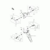 Схема узла: Поворотники для Kawasaki KL110 KSR PRO