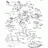 Схема вузла: Frame fittings(jkaex650aaa022144-) для Kawasaki EX650 Ninja 650
