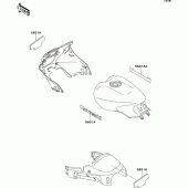Схема вузла: Наклейки для Kawasaki ZG1000 Concours