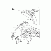 Схема вузла: Крило для Kawasaki KLX450 KLX450R