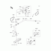 Схема узла: Руль & Пульт управления рулевой для Kawasaki VN900 VN900 Classic