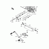 Схема вузла: Перемикач передач для Kawasaki VN1700 Vulcan 1700 Vaquero ABS