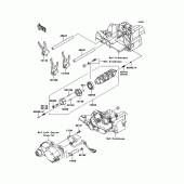Схема узла: Gear Change Drum/Shift Fork(s) для Kawasaki VN1700 VN1700 Classic Tourer ABS